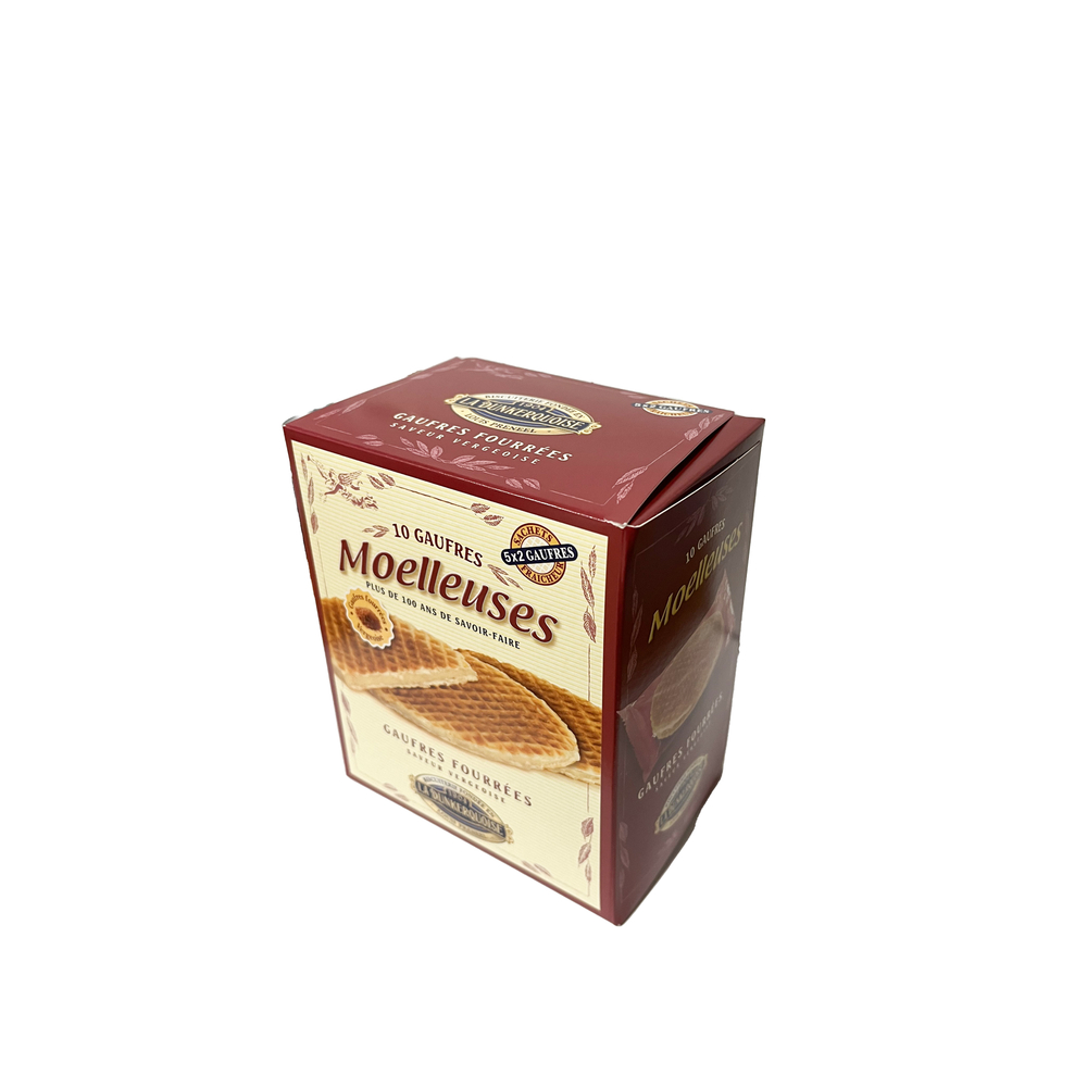 10 Gaufres Moelleuses fourrées, saveur vergeoise 200g