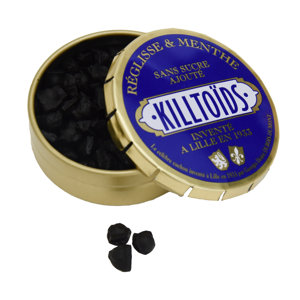 Boîte de pastilles, parfum réglisse et menthe - 9g