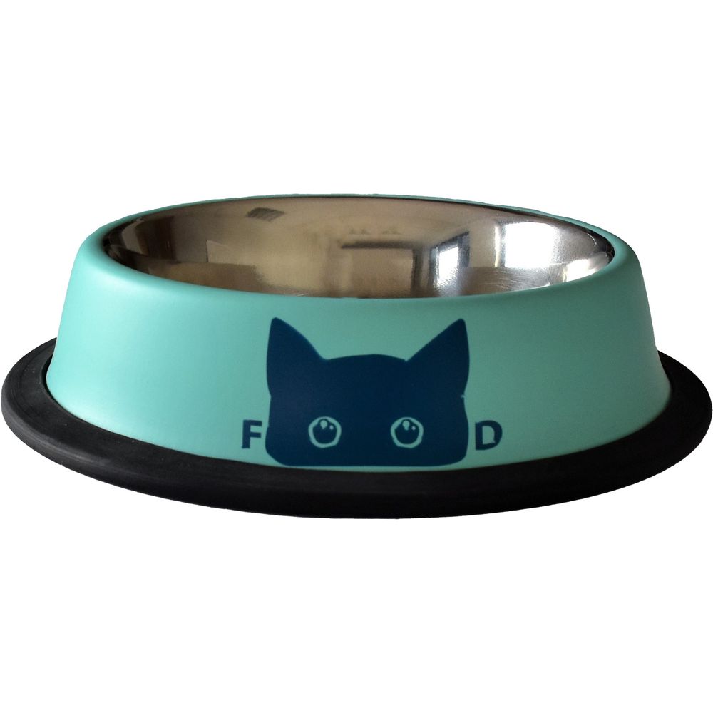 Gamelle pour chat, bleu lagon