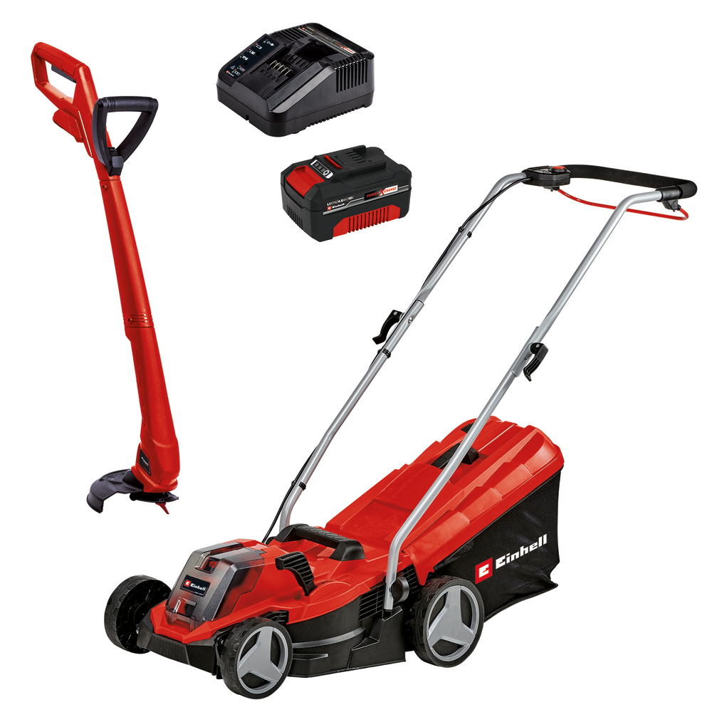 Kit Tondeuse à gazon et coupe bordures sans fil GE-CM 18/33-2 Li Set