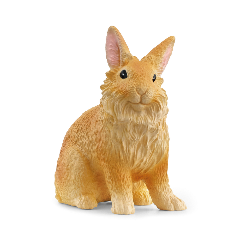  Figurine en plastique Lapin tête de lion L. 4.2 l. 4.2 H. 4.5cm