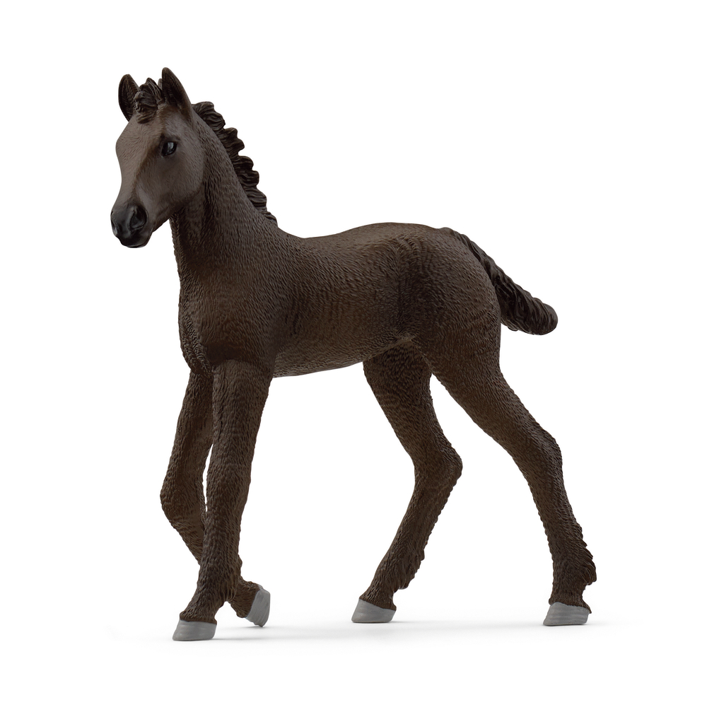  Figurine en plastique Poulain frison L. 8.0 l. 3.0 H. 9.0cm