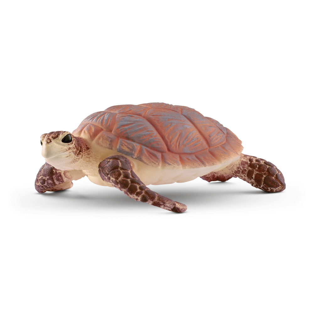  Figurine en plastique Tortue de mer L. 5.5 l. 6.5 H. 2.0cm