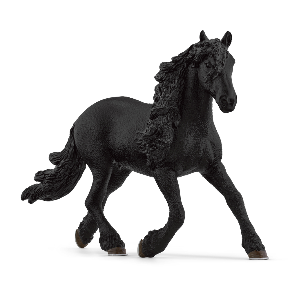  Figurine en plastique Etalon frison L. 15.5 l. 5.3 H. 11.2cm