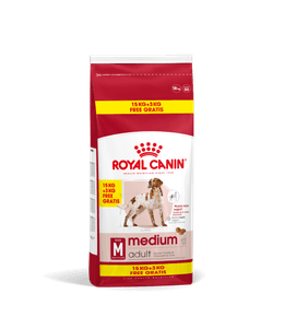 Croquettes pour chien Medium adult, races moyennes - 15+3kg