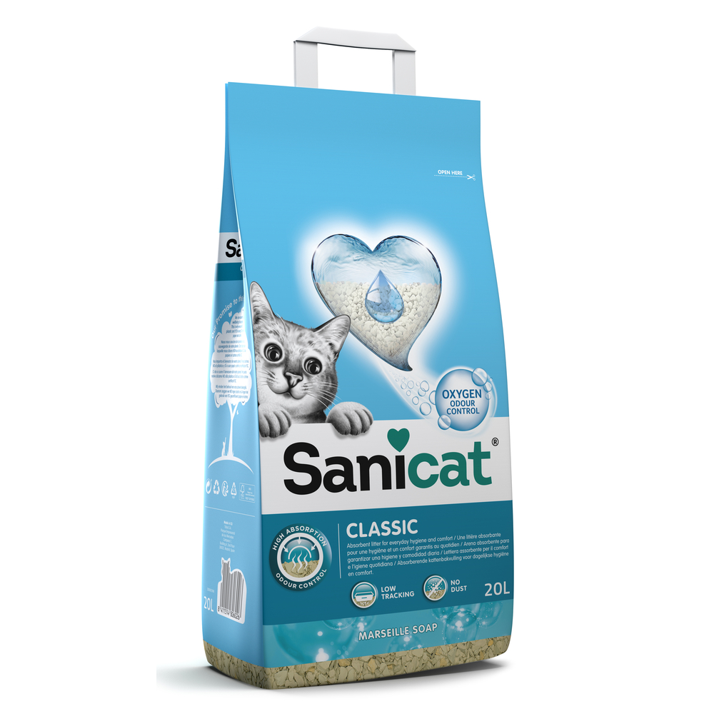 Litière pour chat Classic - savon de Marseille 20L