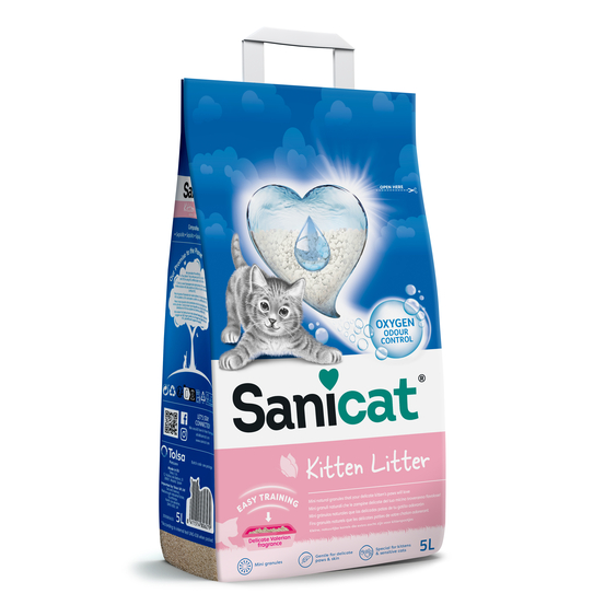 Litière pour chaton absorbante - Doux parfum de valériane 5L