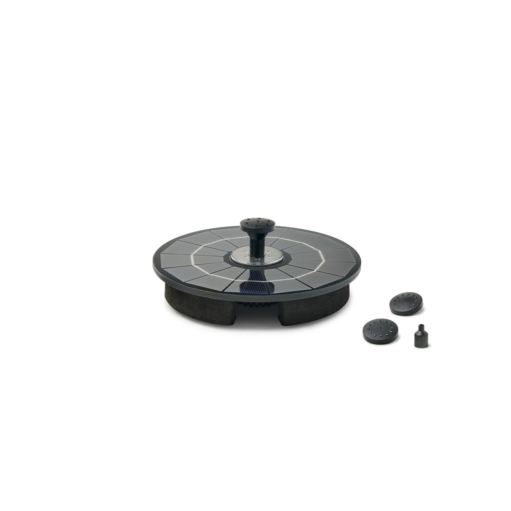 Fontaine solaire pour bassin, PondoSolar LED Island