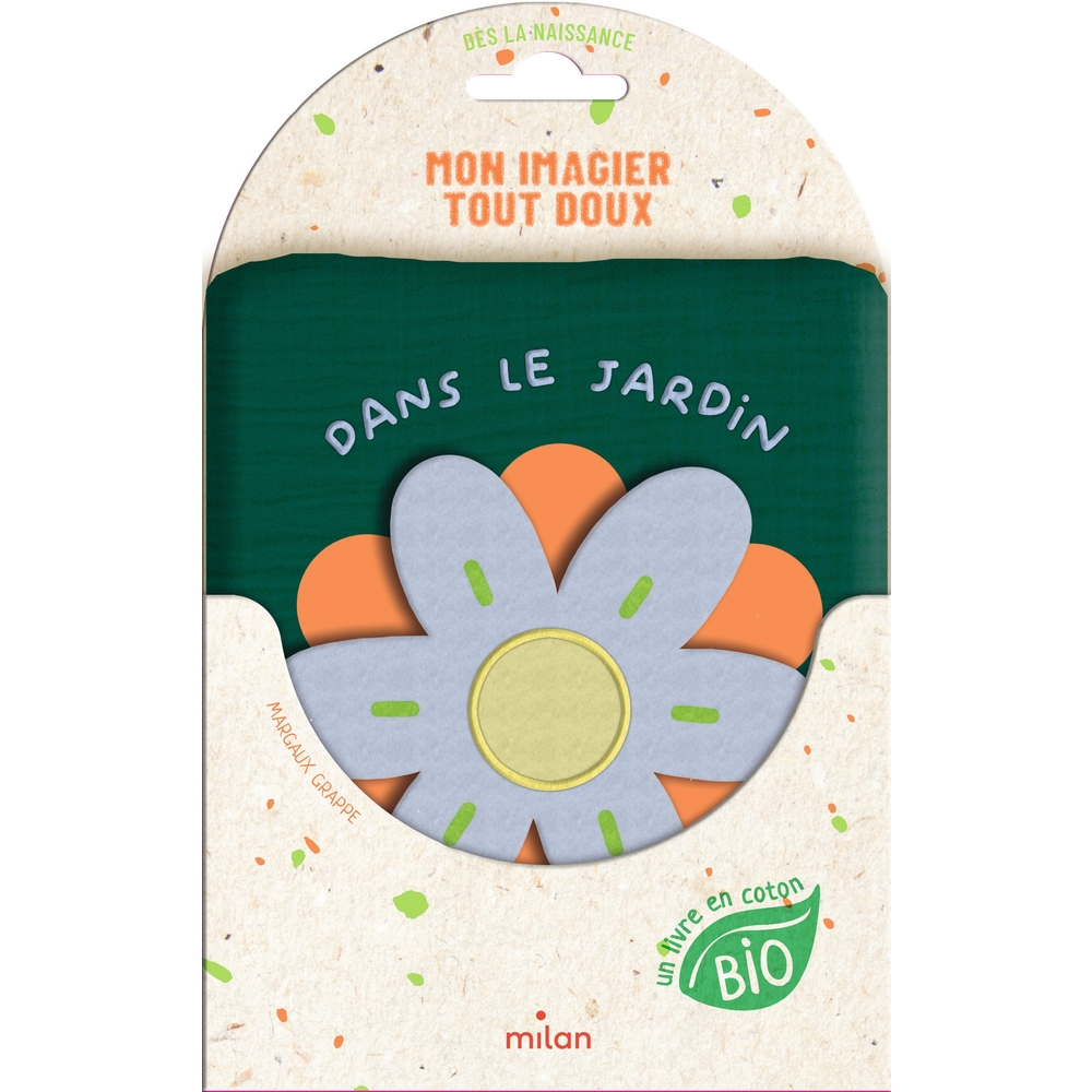 Livre pour enfant, dans le jardin