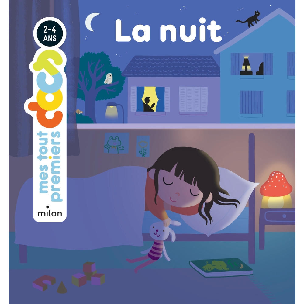 Livre pour enfant, mes tout premiers docs : la nuit