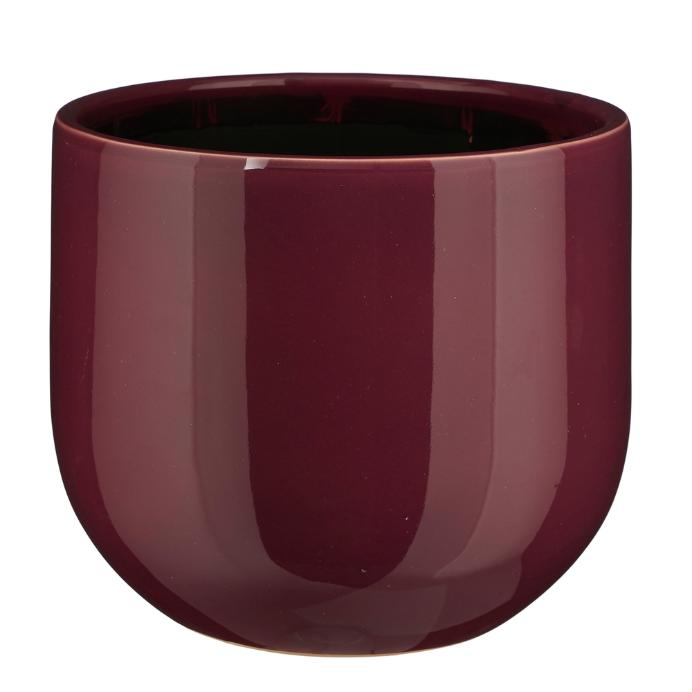 Cache pot Pablo violet - H.20xD.25cm