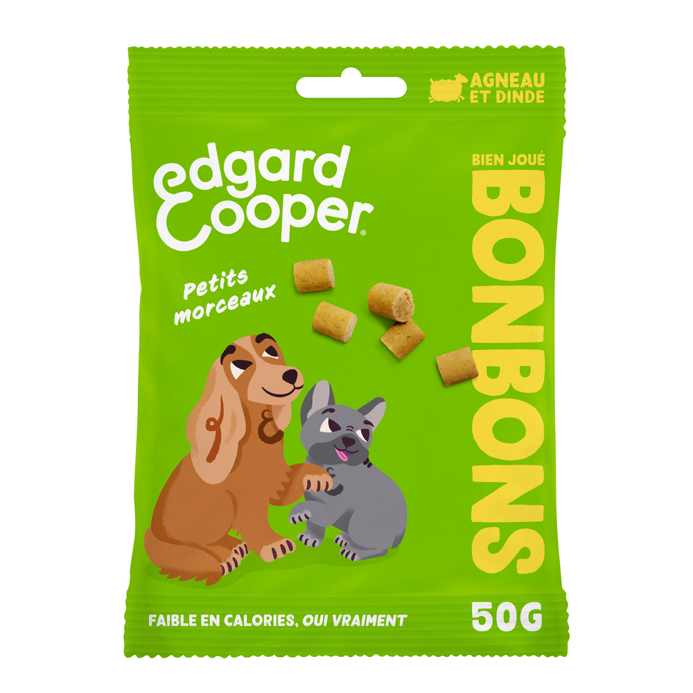 Bonbons pour chien - Agneau et dinde sans céréales 50g 