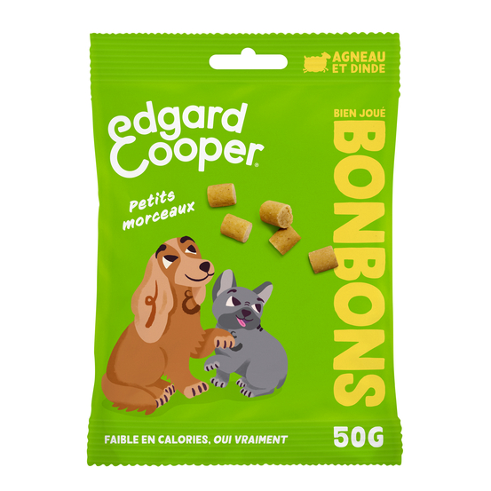 Bonbons pour chien - Agneau et dinde sans céréales 50g