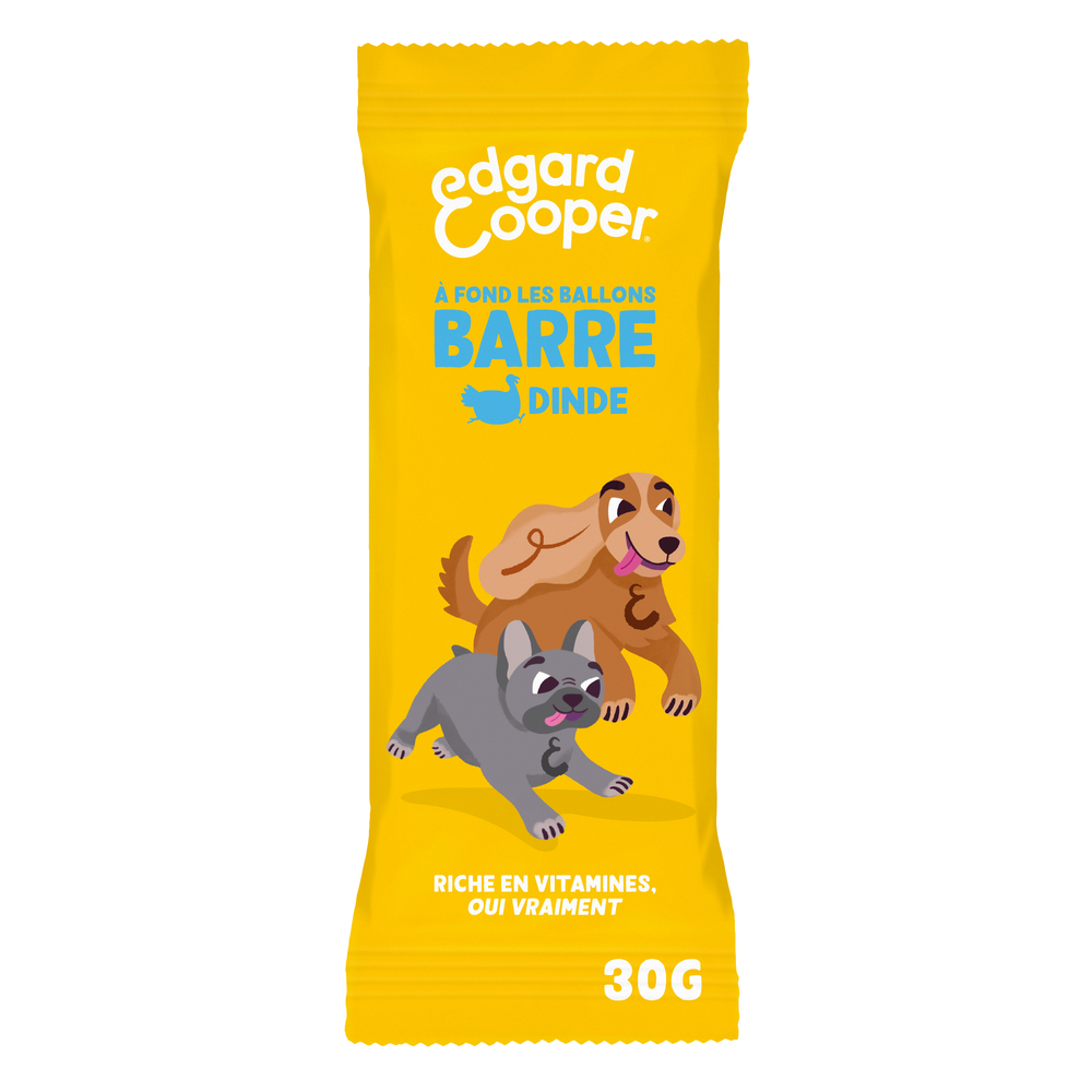 Barre pour chien - Dinde sans céréales 30g 