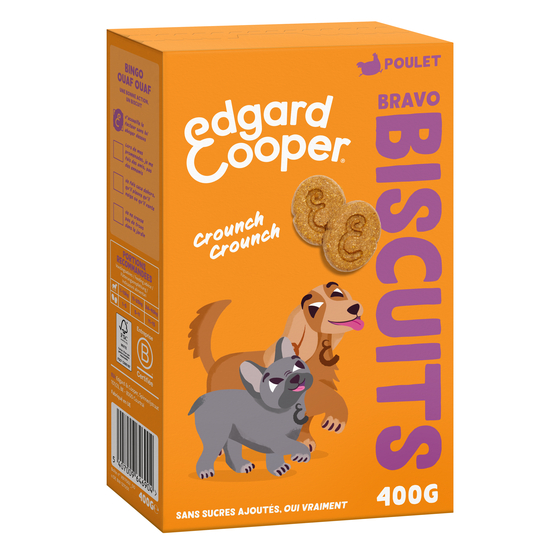 Biscuits pour chien - Poulet et céréales complètes 400g