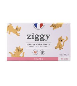 Pâtée pour chaton à la truite 4x100g