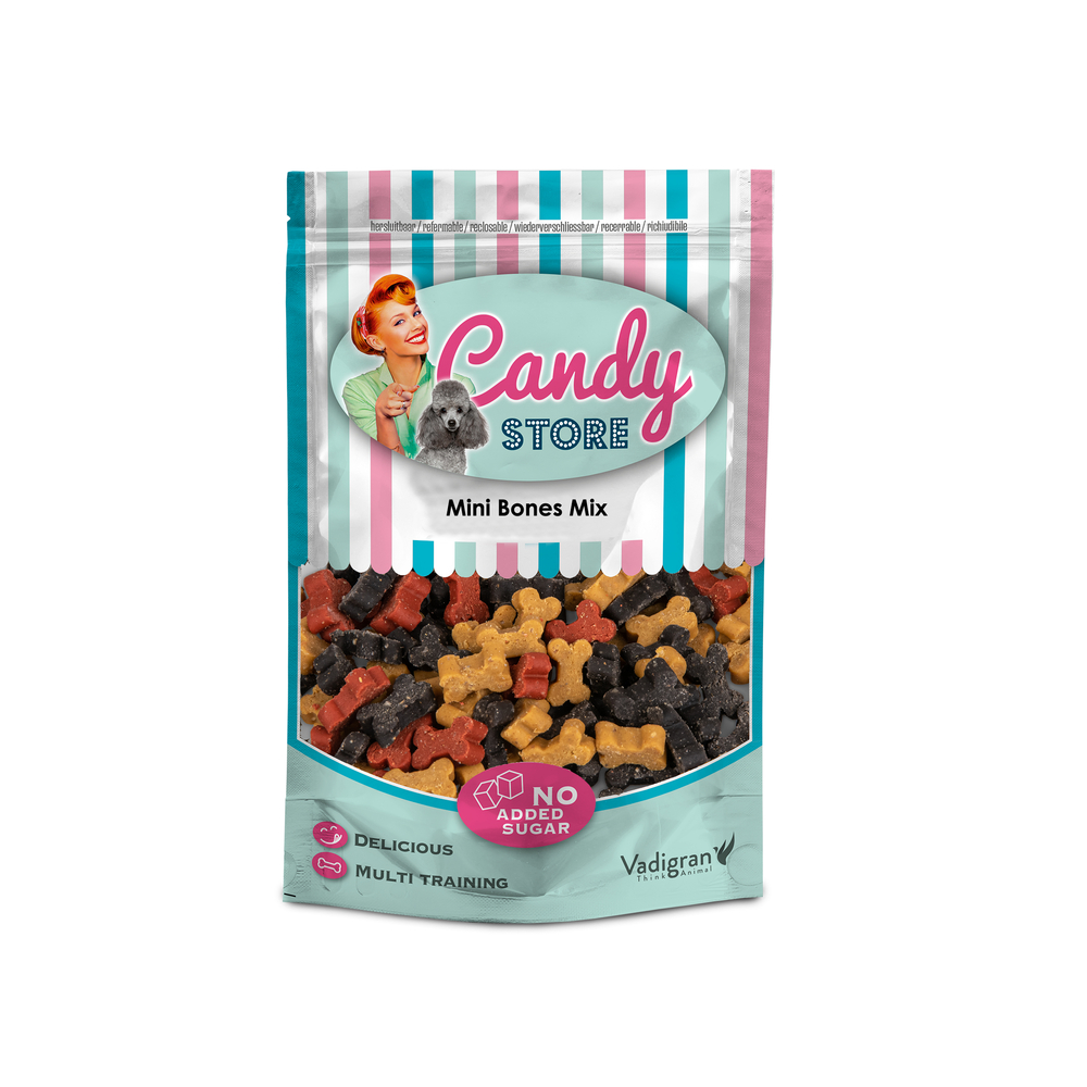 Friandises pour chien Candy mini bones Mix 180g