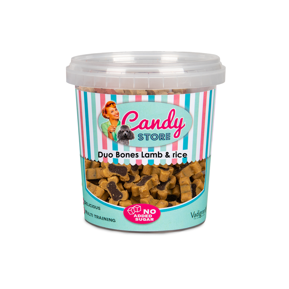 Friandises pour chien Duo bones agneau et riz 500g