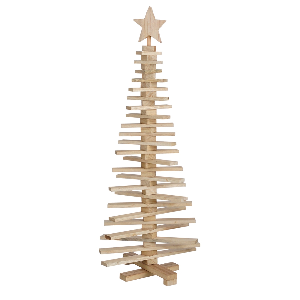 Sapin de Noël en pin naturel - H.87cm