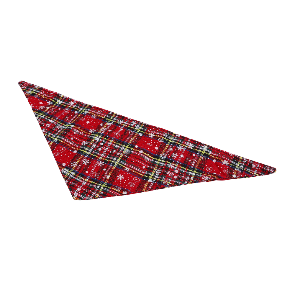 Bandana pour chien et chat, imprimé Noël, taille 3