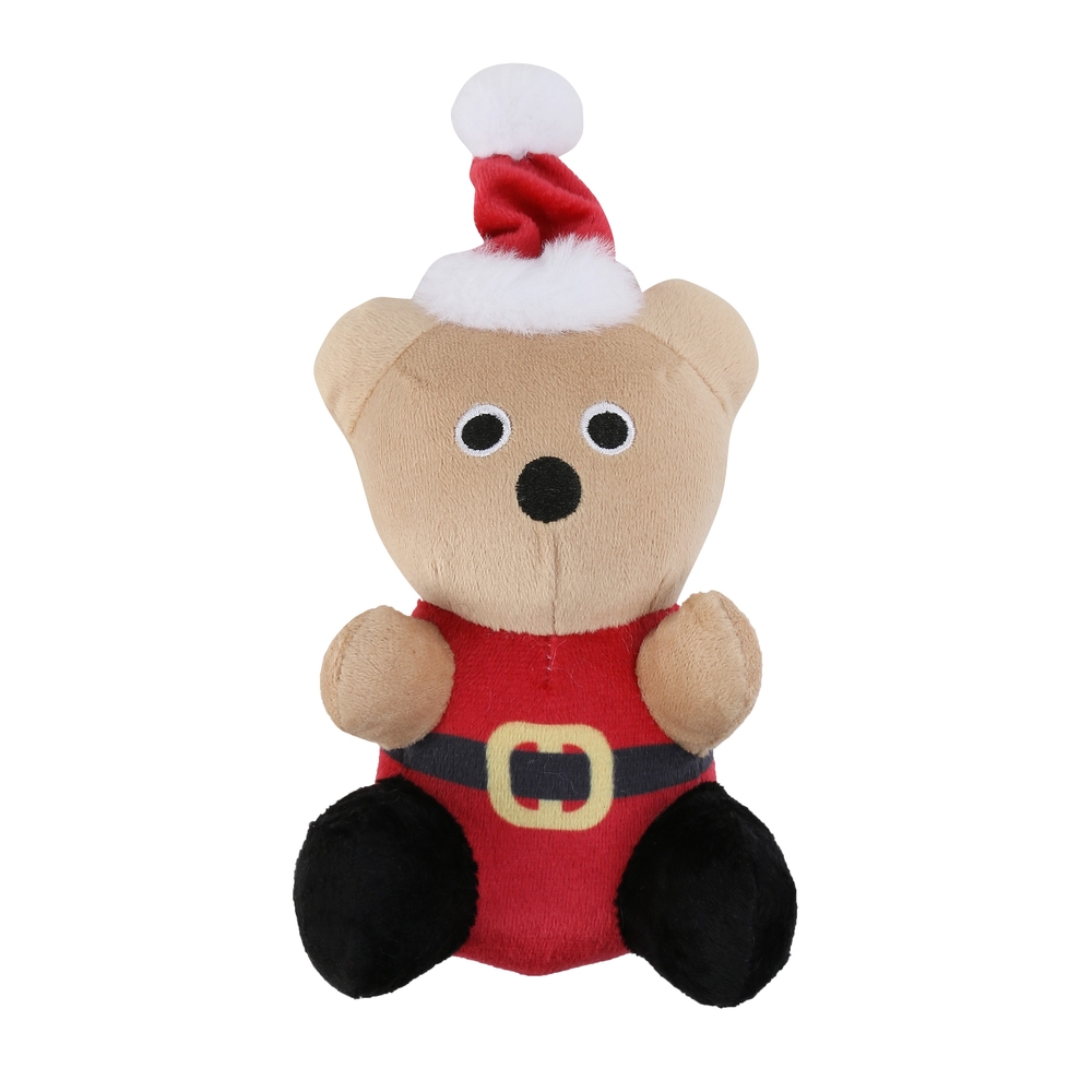Jouet pour chien, ourson père Noël