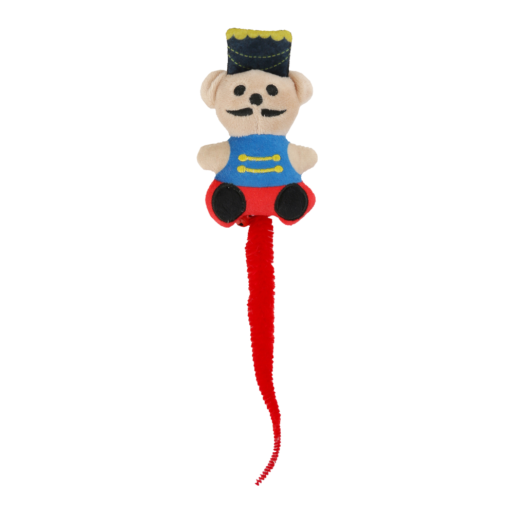 Jouet pour chat, ourson Casse-noisette avec chenille