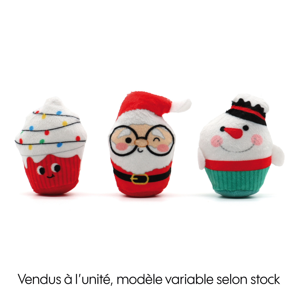 Jouet pour chat Cupcake Noël 8cm - modèle aléatoire