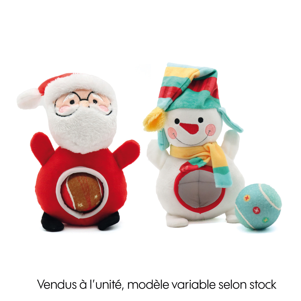 Jouet peluche pour chien Belly ball Noël 25.5cm