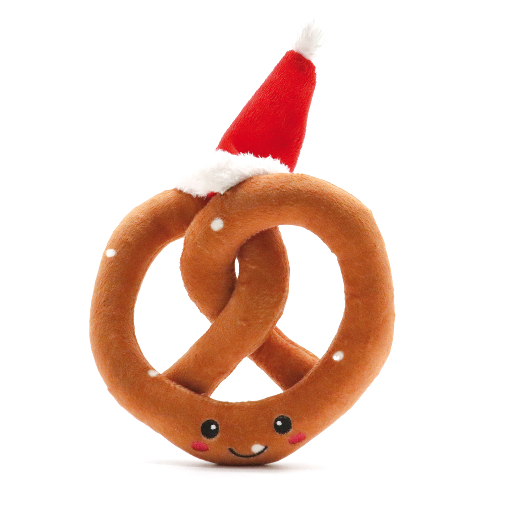 Jouet pour chien Bretzel Noël 25.5cm