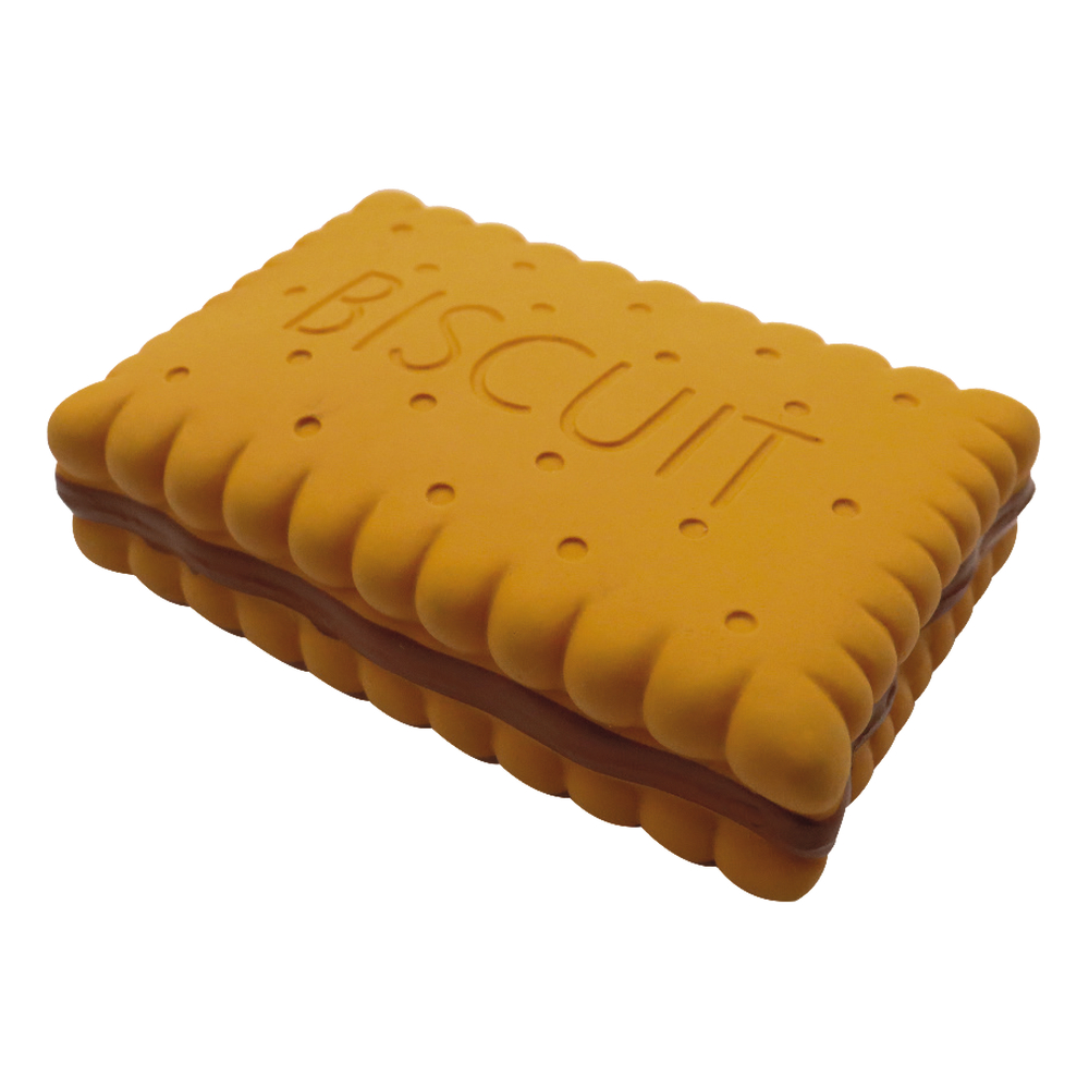 Jouet pour chien Biscuit Cacao en latex 