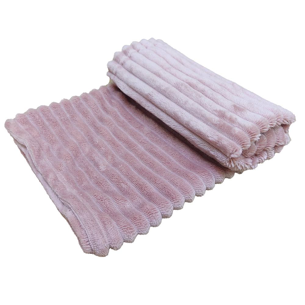 Plaid pour chien et chat Hygge rose poudre 100x70cm