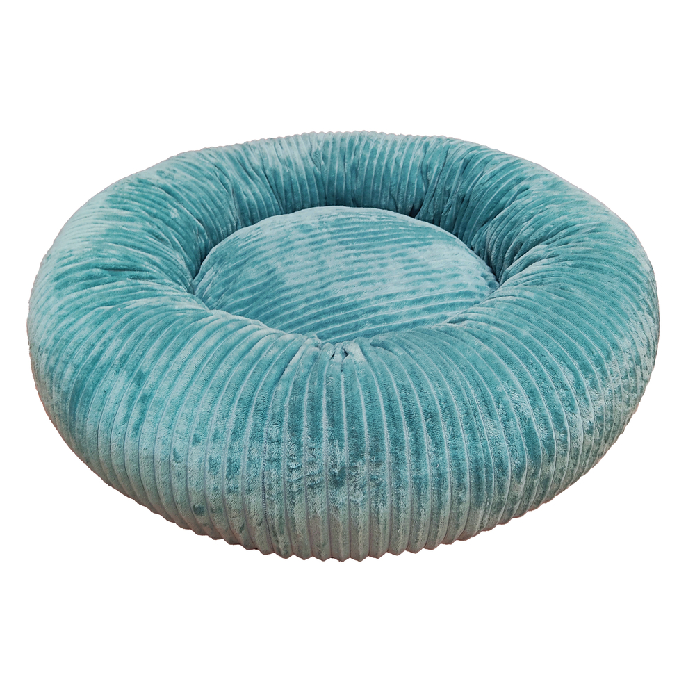 Couchage pour chien Donut Hygge turquoise 100x25cm