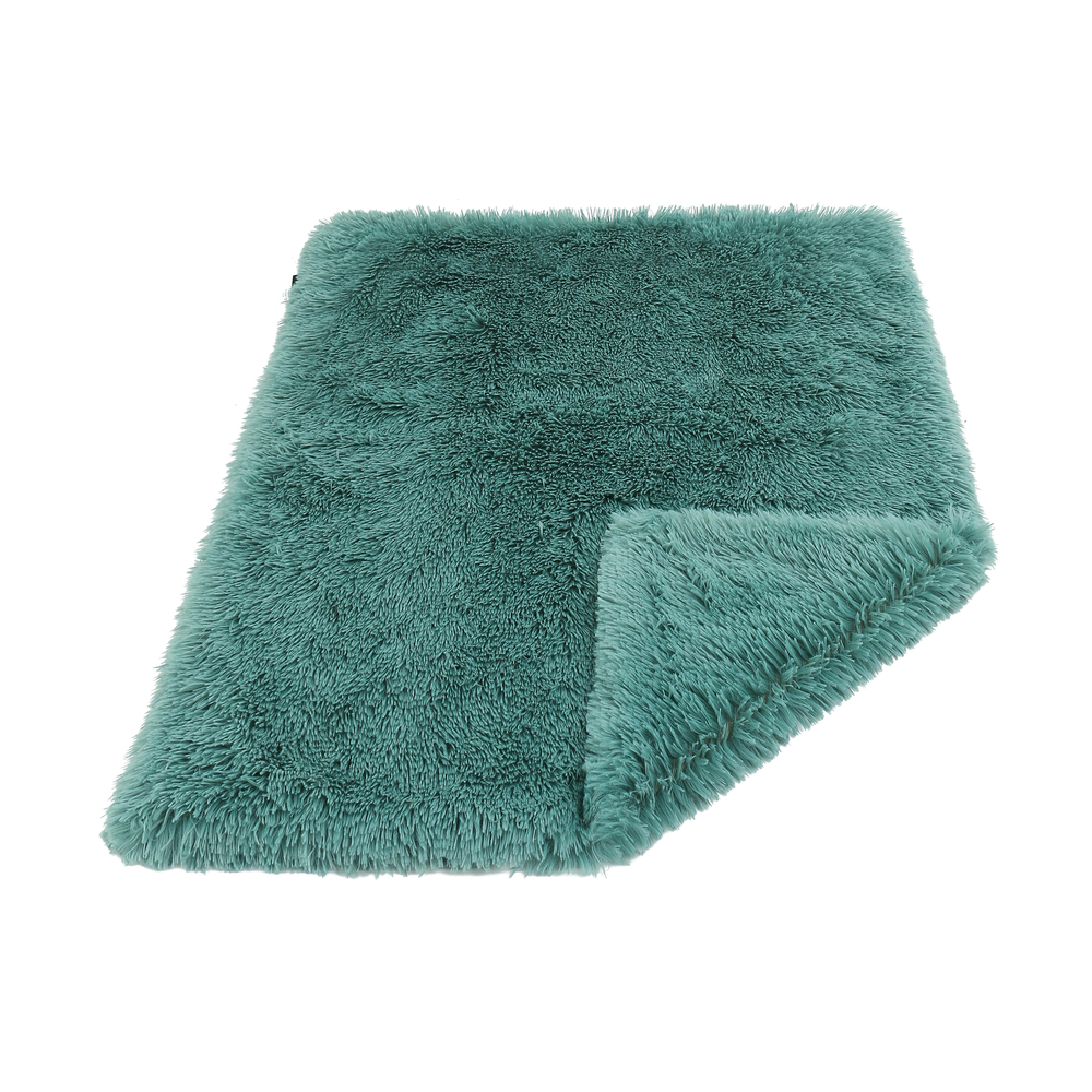 Plaid moelleux pour chien et chat vert d'eau 100x70cm