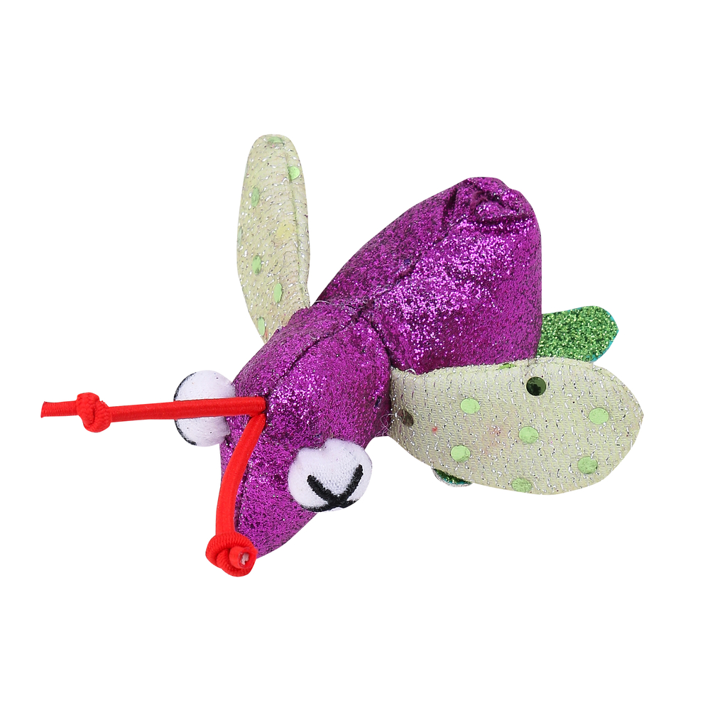 Jouet pour chat : sauterelle disco - L.5,7xl.9,5xH.14cm