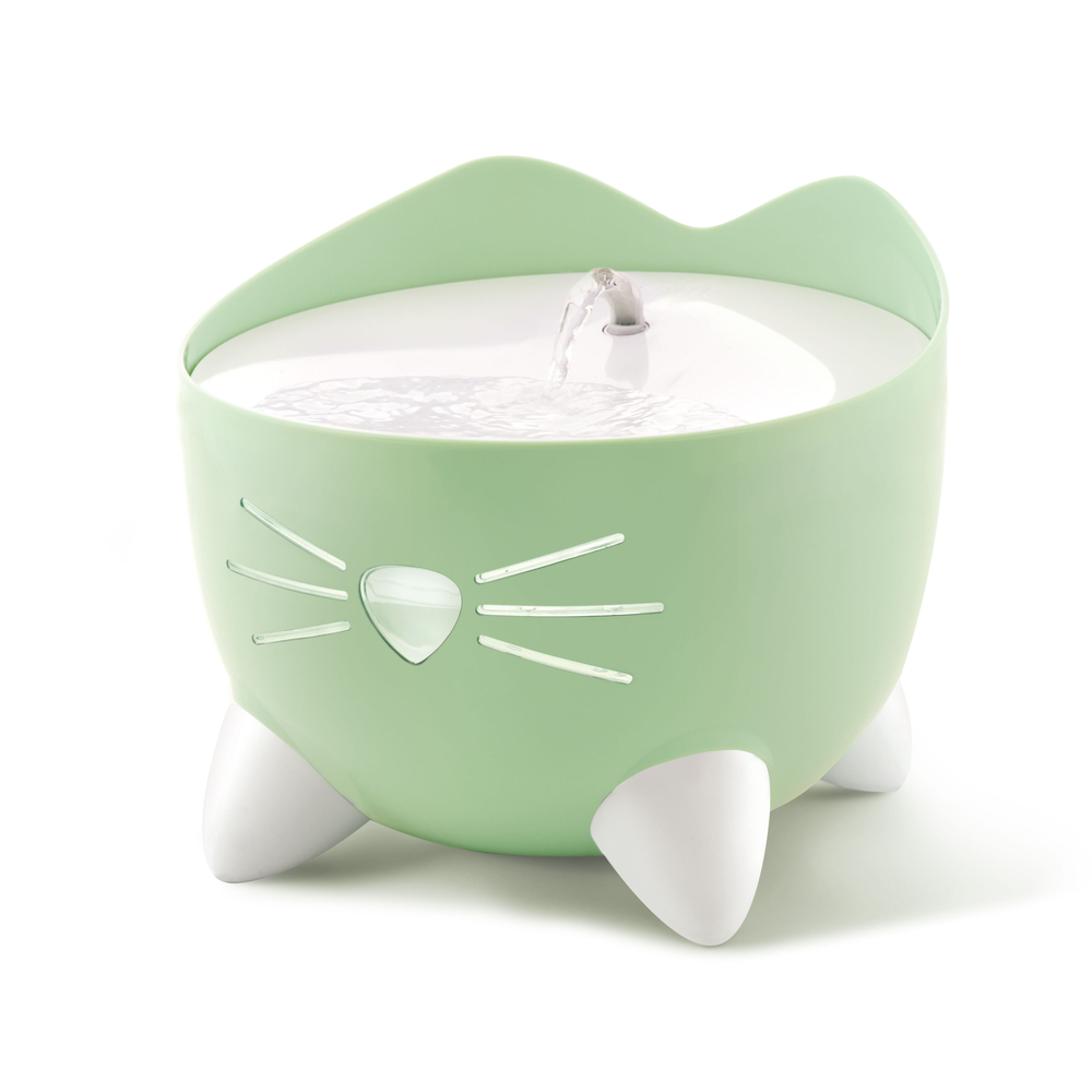 Abreuvoir Pixi pour chat 20x20x17cm vert