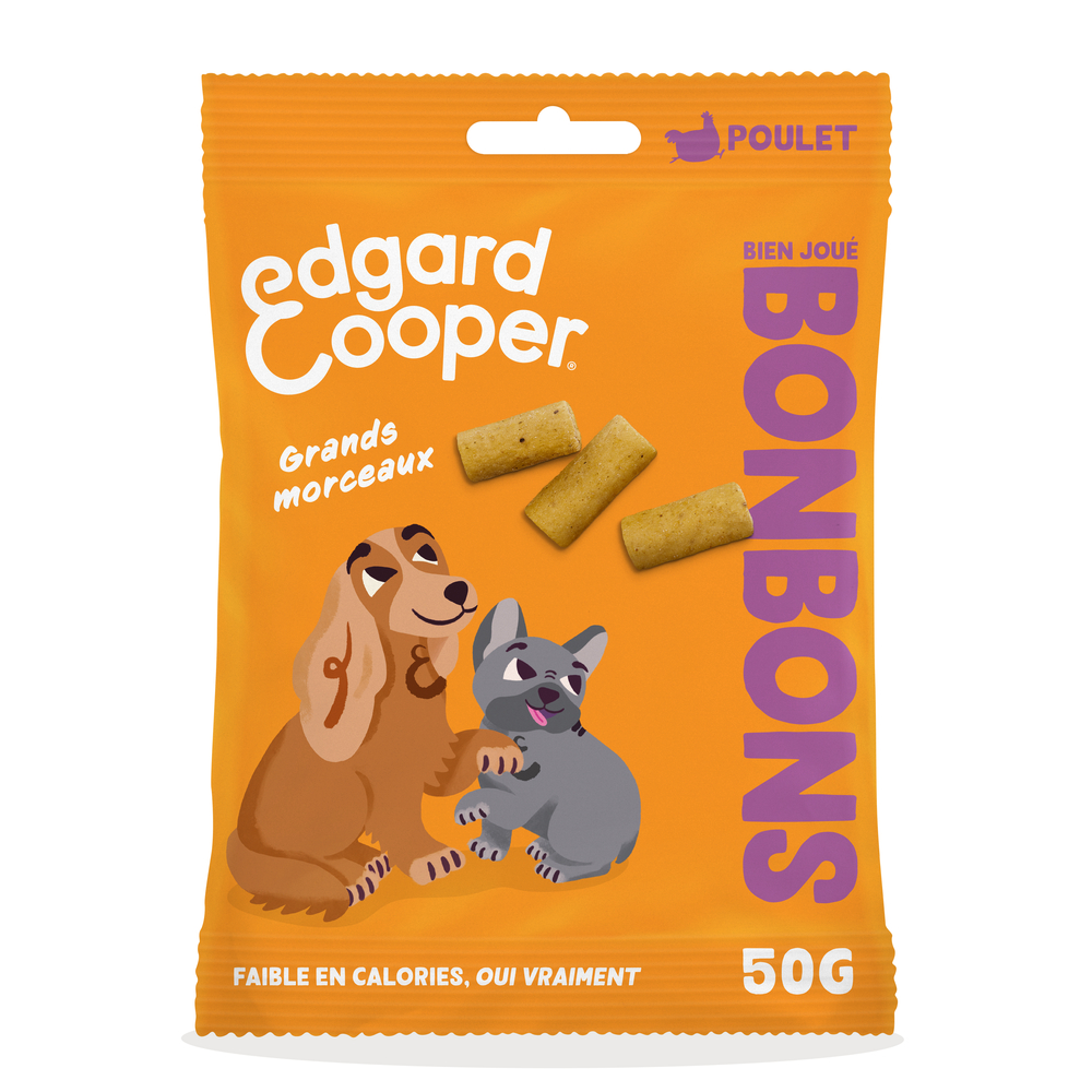 Friandises au poulet pour chien - 50g