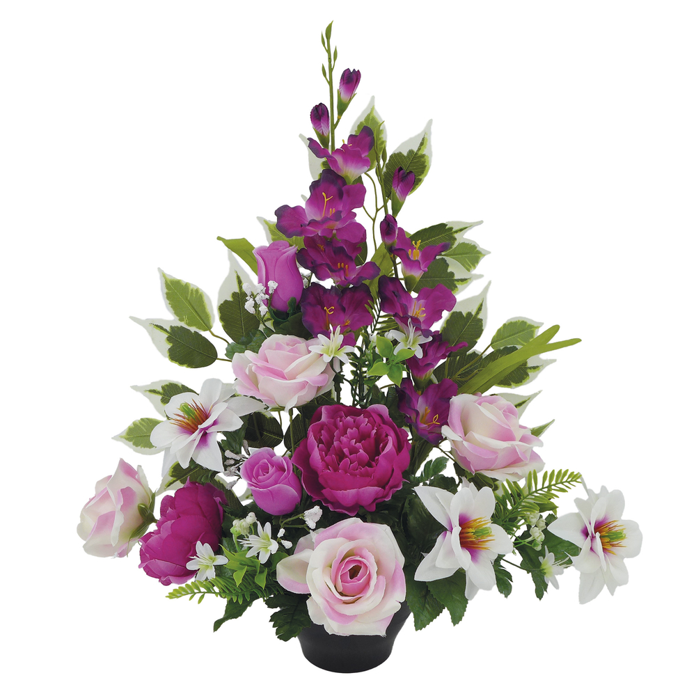 Fleurs artificielles - coupe florale lavande H.54 D.50cm