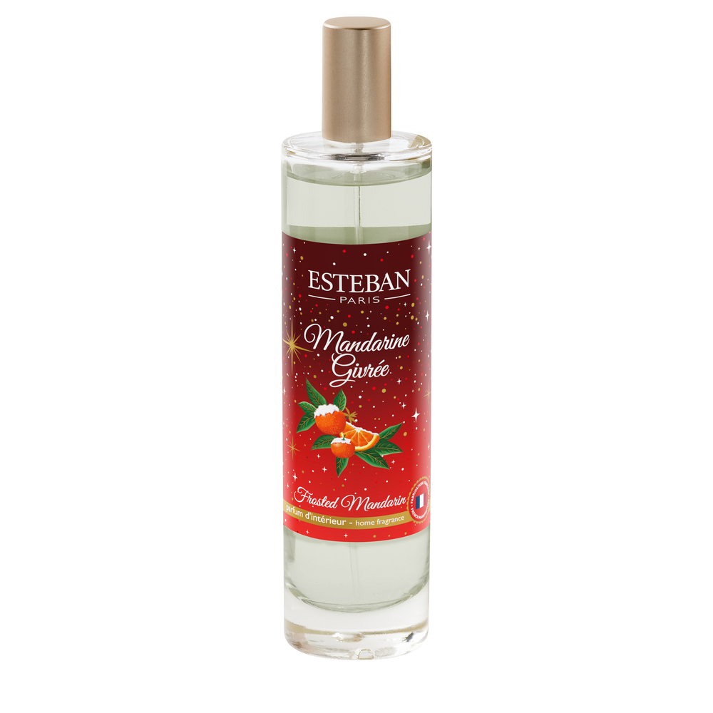 Parfum d'ambiance mandarine givrée, vaporisateur 75ml