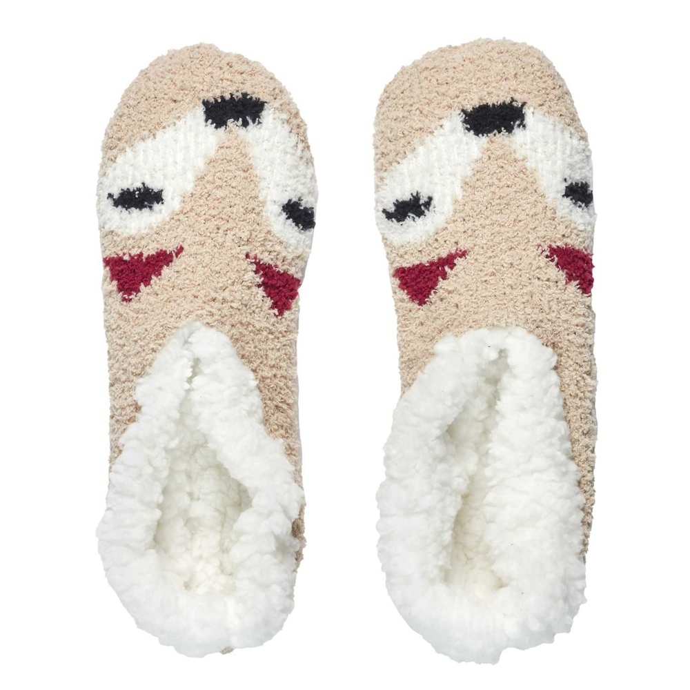 Chaussons ballerines Sherpa renard