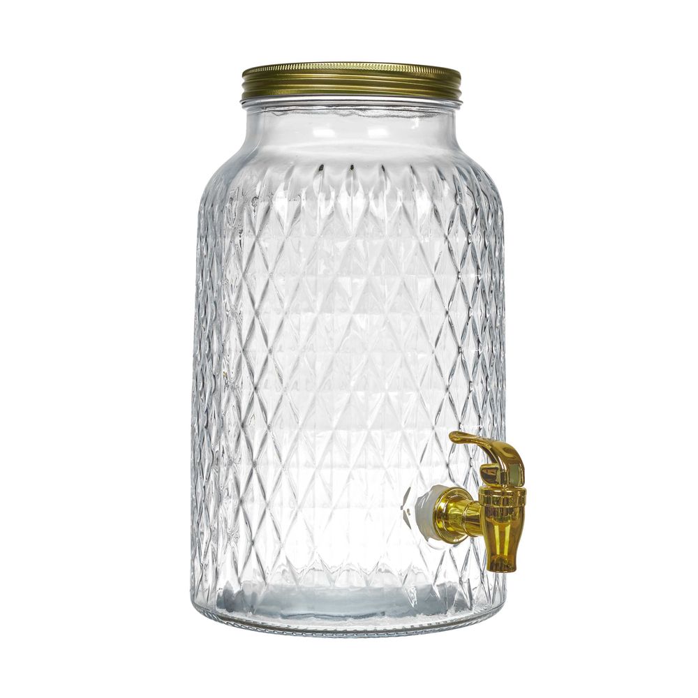 Fontaine motif diamant, coloris transparent - 6L