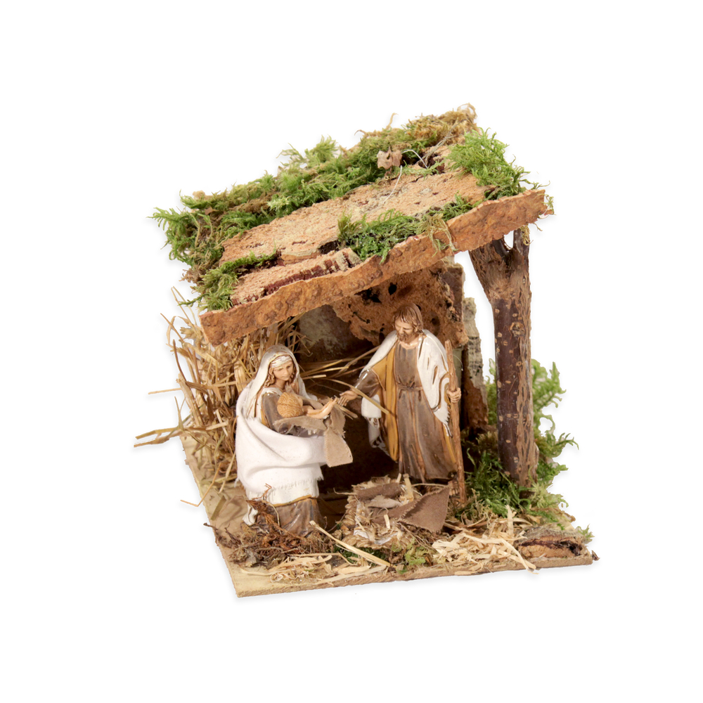 Décors nativité 3 pièces 220 v 17X15X18cm