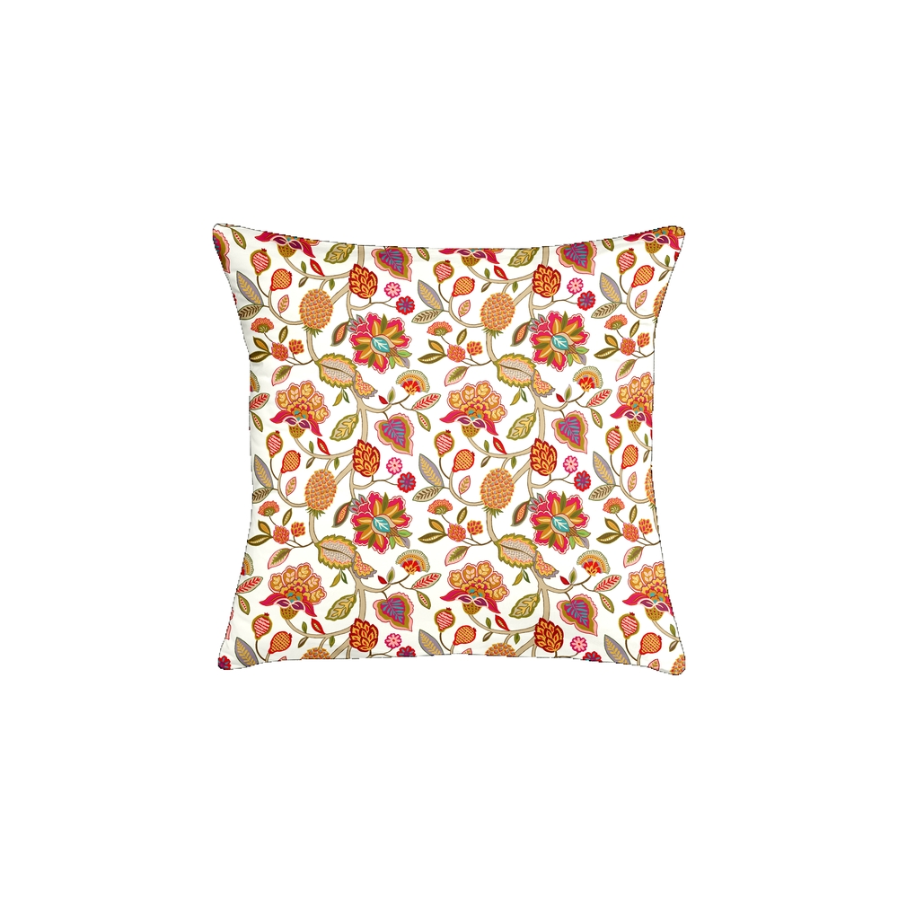 Coussin perse blanc 45x45cm