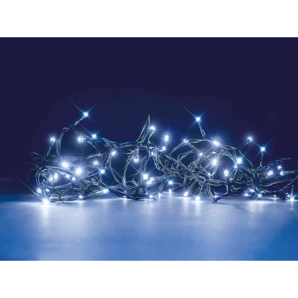 Guirlande lumineuse animée 'Flicker' 192 led, blanc froid et flash-16m