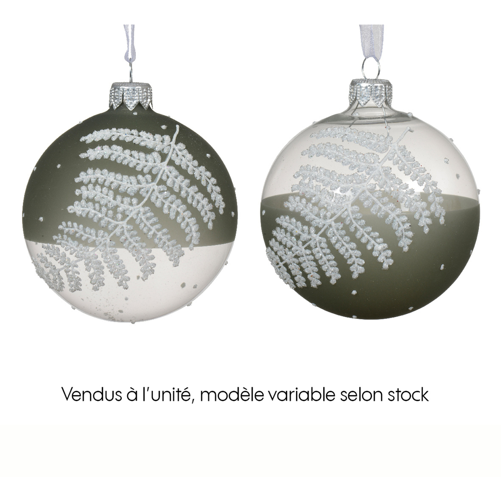 Boule de Noël en verre 