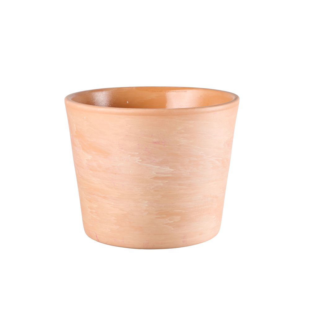 Pot en terre cuite D.13xH.10.5cm