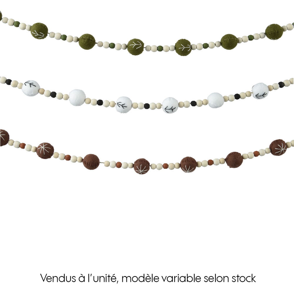 Guirlande polyester broderies 1,20m