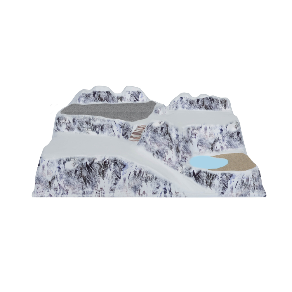 Base village noël lagazo 58X38cm