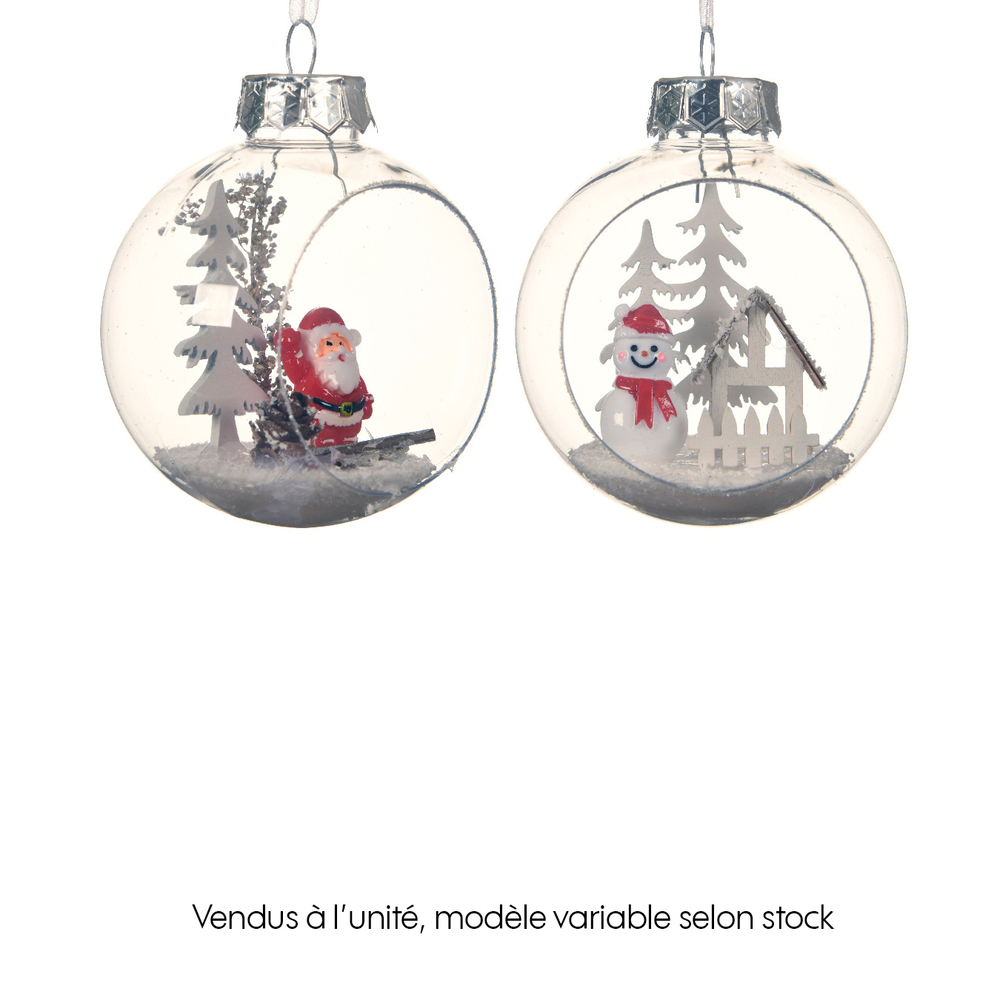 Boule de Noël, motif 