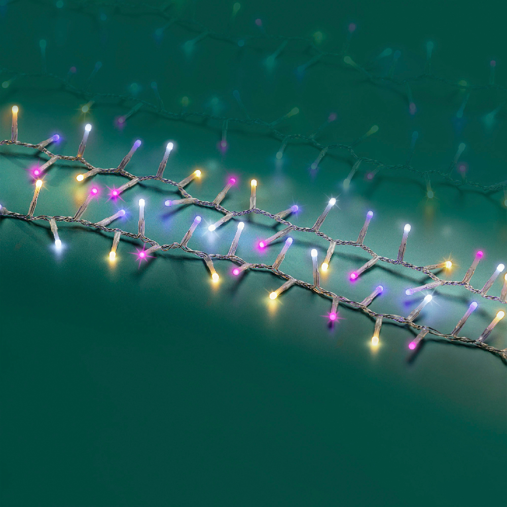 Guirlande lumineuse animée 'Compact' 750 led, multicolore - 16m