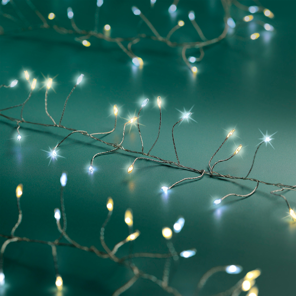 Guirlande lumineuse animée 'Compact' 480 micro-led, blanc froid - 6m